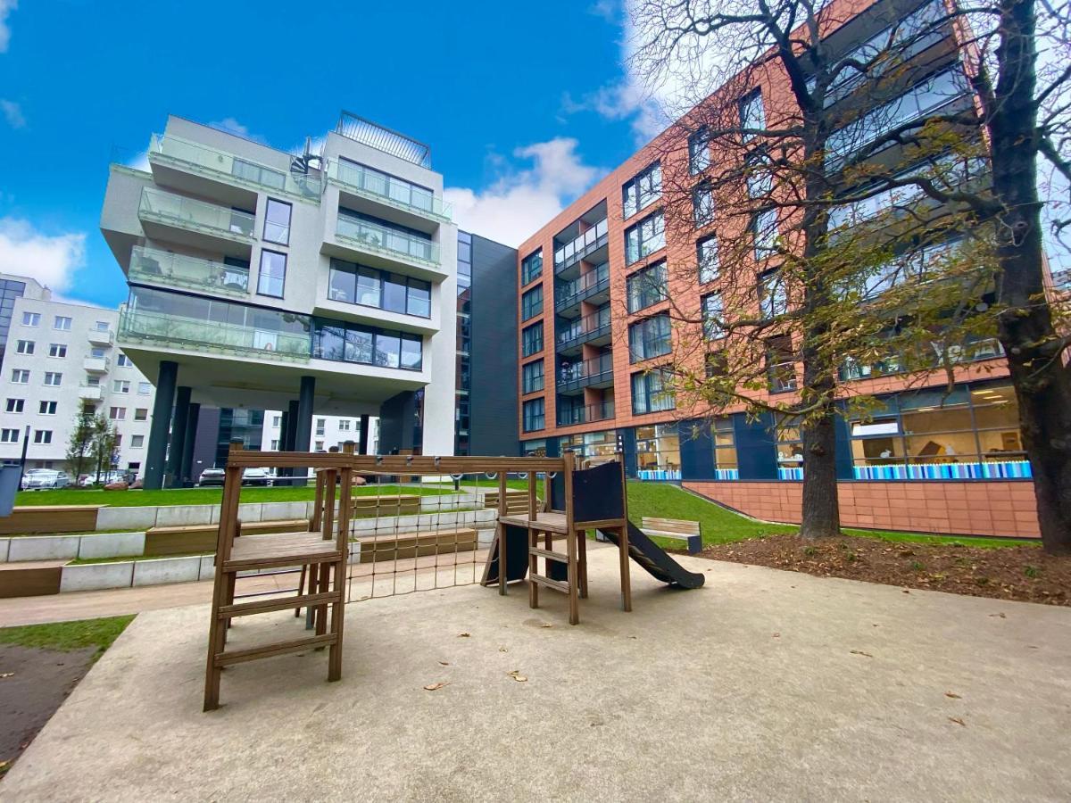 Apartament W Sercu Gdanska Z Parkingiem Podziemnym Exterior foto